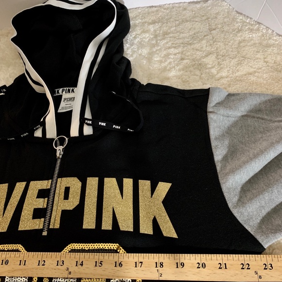 Victoria’s Secret bling halfzip MEDIUM - Picture 4 of 5